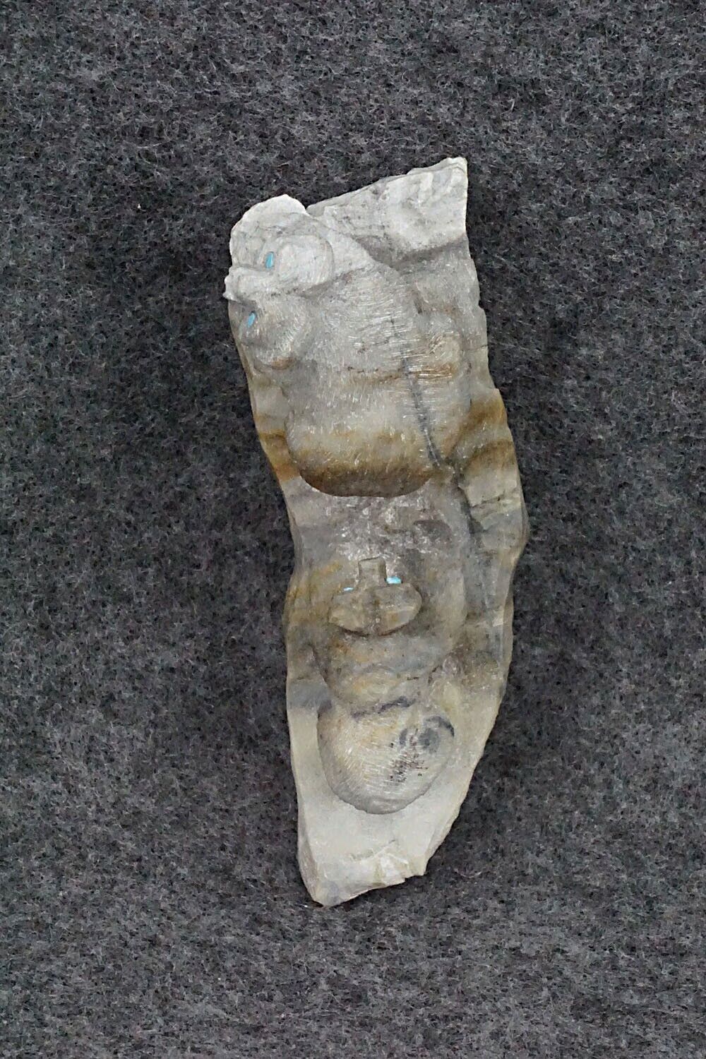 Bear and Cub Zuni Fetish Carving - Adrian Cachini