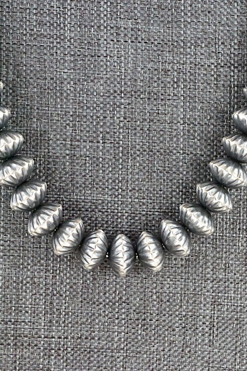 Sterling Silver Navajo Pearl Necklace - Preston Haley