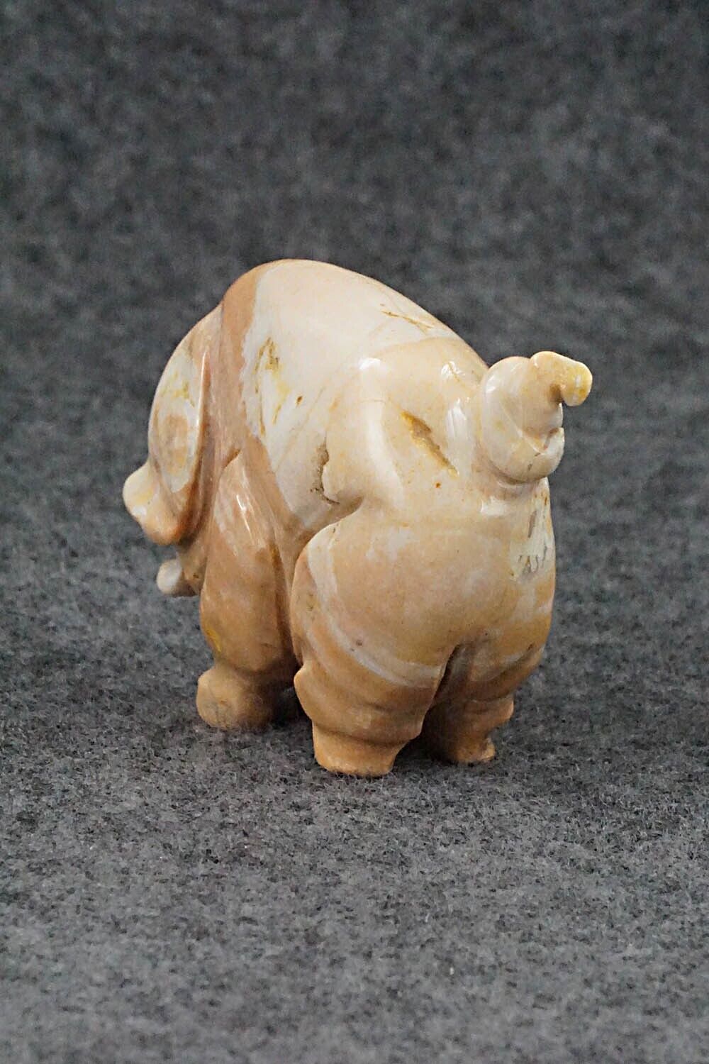 Pig Zuni Fetish Carving - Stanton Hannaweeke