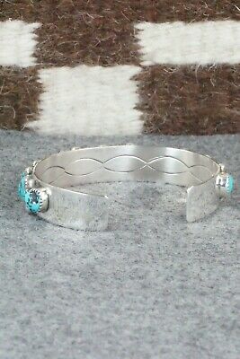 Turquoise and Sterling Silver Bracelet - Darleen Begay