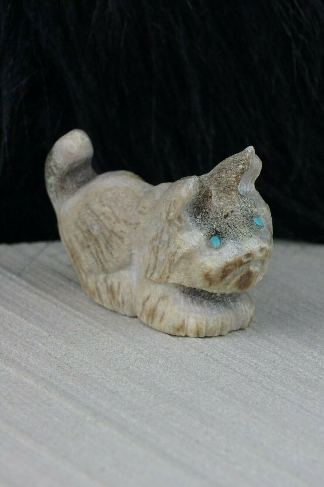 Dog - Zuni Fetish - Maxx Laate - Zuni Dog Carving - Native American - High Lonesome Trading