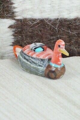 Duck Zuni Fetish Carving - Darrin Boone - High Lonesome Trading