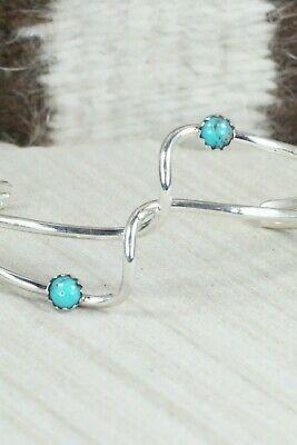 Turquoise & Sterling Silver Bracelet - Yolanda Skeets - High Lonesome Trading