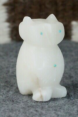 Owl Zuni Fetish Carving - Alex Tsethlikai