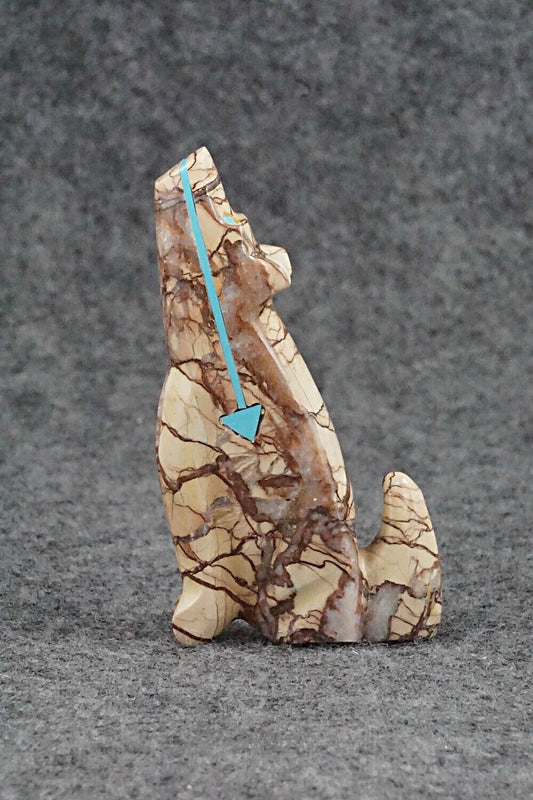 Coyote Zuni Fetish Carving - Rodney Laiwakete