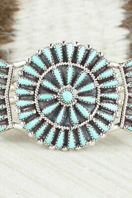 Turquoise & Sterling Silver Bracelet - Judy Wallace