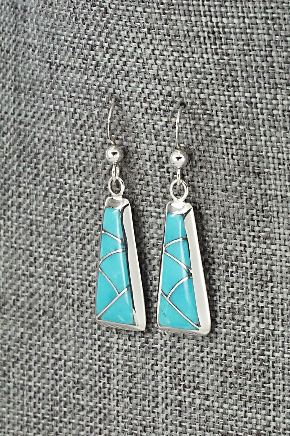 Turquoise & Sterling Silver Earrings - Stewart Tucson