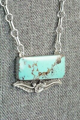 Turquoise & Sterling Silver Necklace - Greg Yazzie