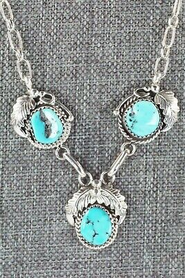 Turquoise & Sterling Silver Necklace - Roberta Begay