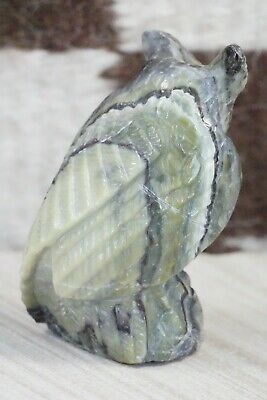 Owl Zuni Fetish Carving - Derrick Kaamasee
