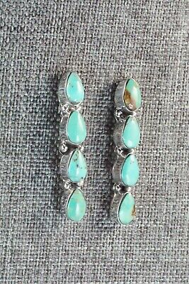 Turquoise and Sterling Silver Earrings - Sadie Jim