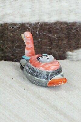 Duck Zuni Fetish Carving - Darrin Boone - High Lonesome Trading