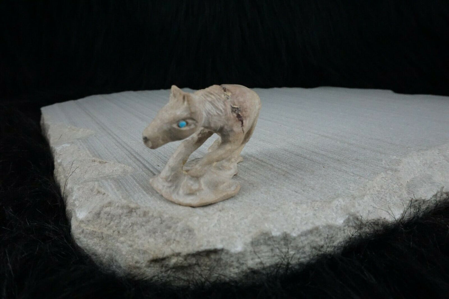 Horse Zuni Fetish Carving - Jerrold Lahaleon - High Lonesome Trading