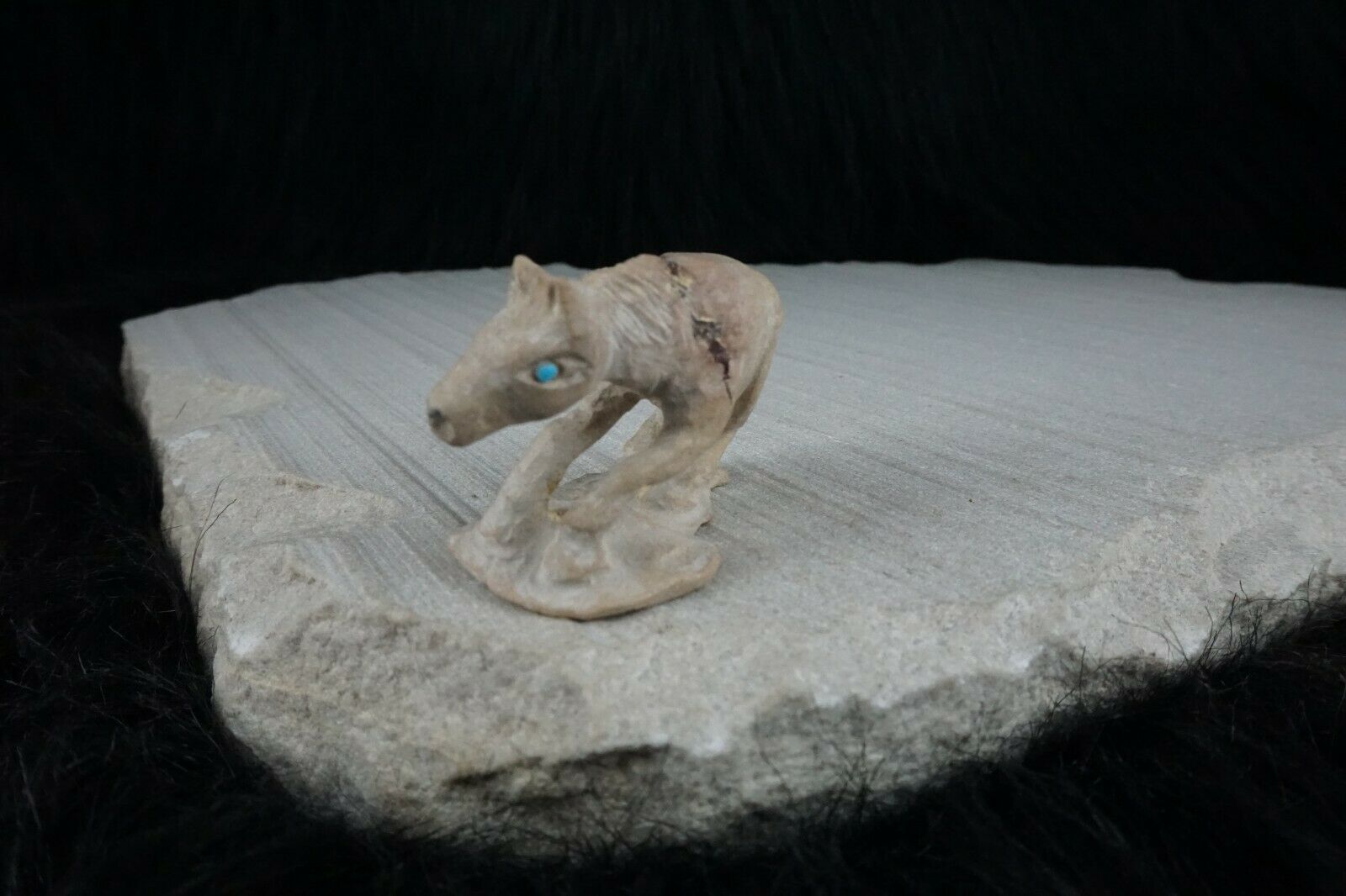 Horse Zuni Fetish Carving - Jerrold Lahaleon - High Lonesome Trading