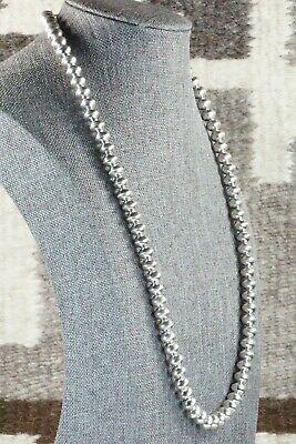 Sterling Silver Navajo Pearl Necklace - Preston Haley - High Lonesome Trading