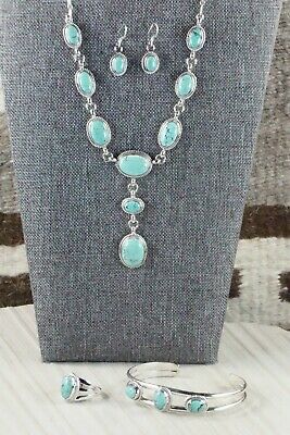 Turquoise & Sterling Silver Jewelry Set - Mark Barney