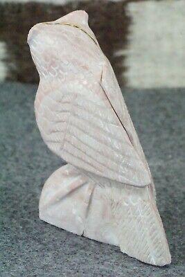 Owl Zuni Fetish Carving - Derrick Kaamasee - High Lonesome Trading