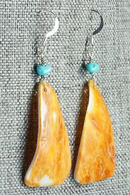 Spiny Oyster & Sterling Silver Earrings - Louise Joe
