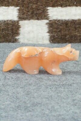 Wolf Zuni Fetish Carving - Rosella Soseeah