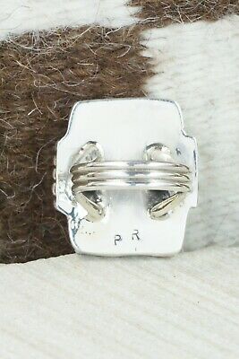 Turquoise & Sterling Silver Ring - Priscilla Reeder - Size 7