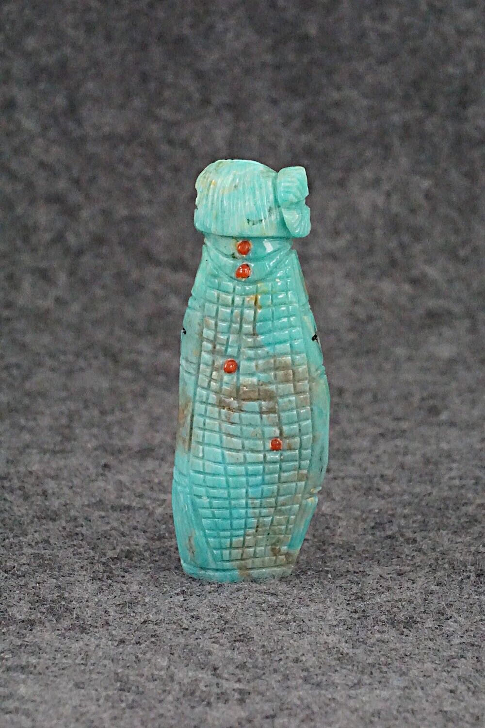 Corn Maiden Zuni Fetish Carving - Sandra Quandelacy