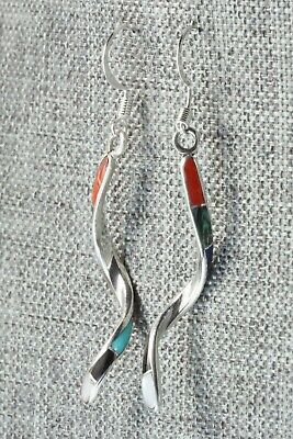 Multi Stone & Sterling Silver Earrings - Ira Johnson
