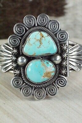 Turquoise and Sterling Silver Bracelet - Jess Martinez