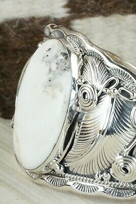 White Buffalo & Sterling Silver Bracelet - Darrell Morgan