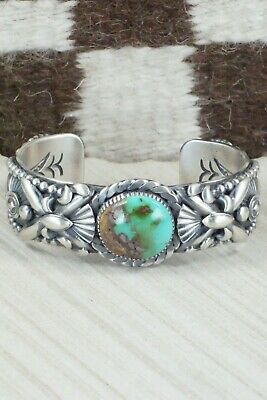 Turquoise & Sterling Silver Bracelet - Delbert Gordon