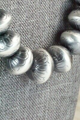 Sterling Silver Navajo Pearl Necklace - Presley Haley