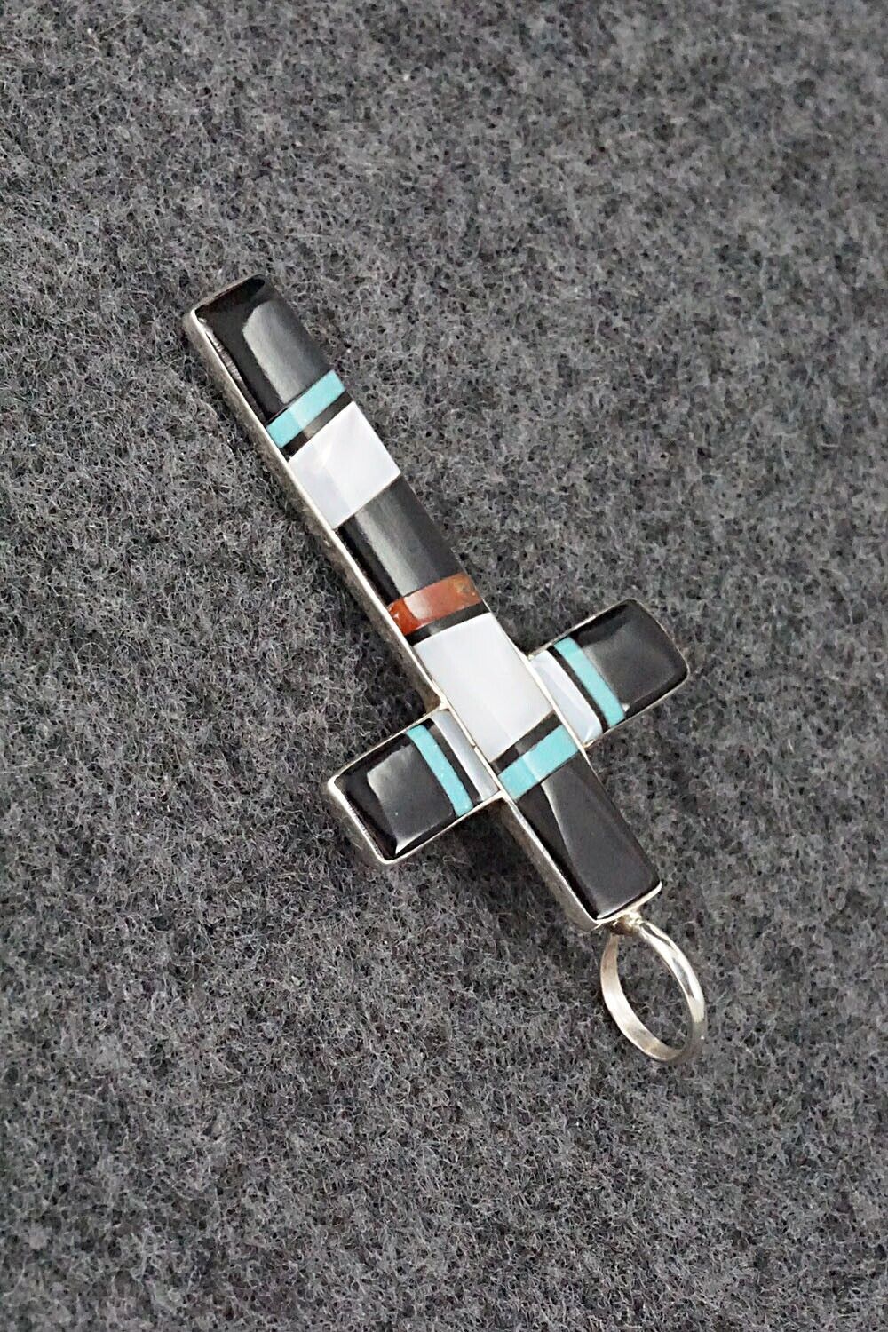Multi Stone & Sterling Silver Pendant - Bobby Sanchez