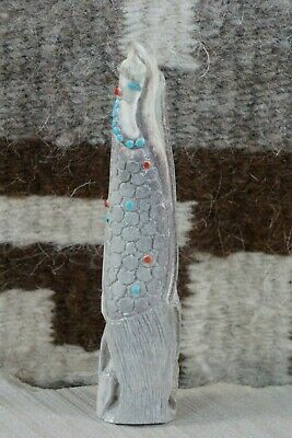 Corn Maiden Zuni Fetish Carving - Derrick Kaamasee - High Lonesome Trading