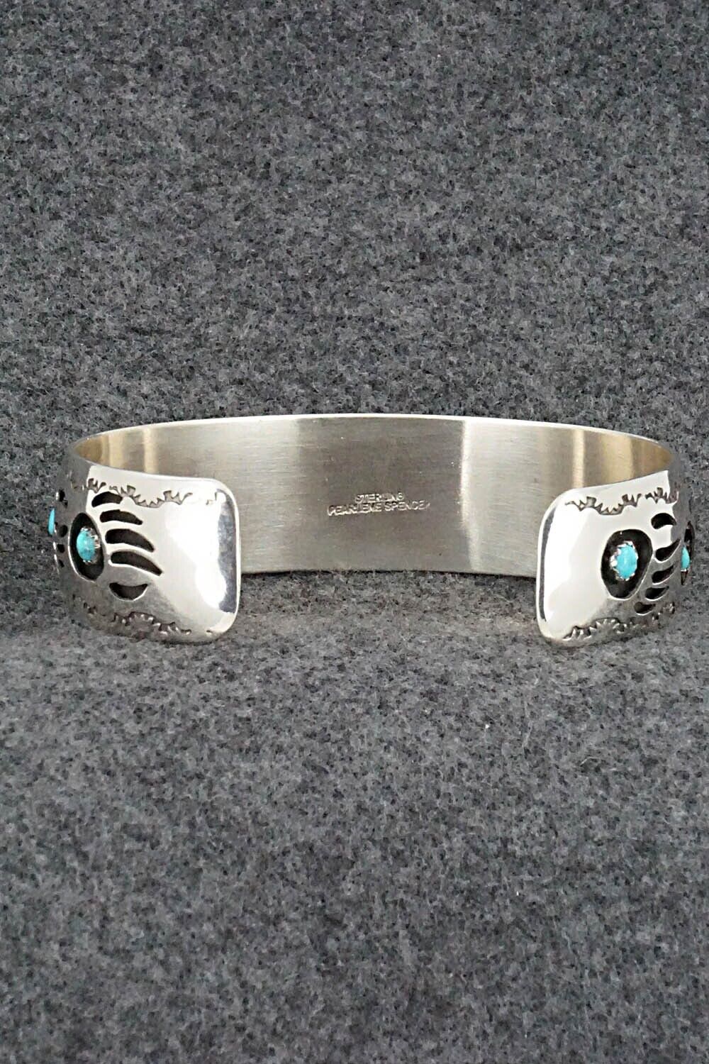 Turquoise & Sterling Silver Bracelet - Pearlene Spencer
