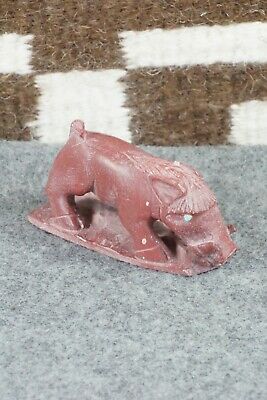 Boar Zuni Fetish Carving - Derrick Kaamasee