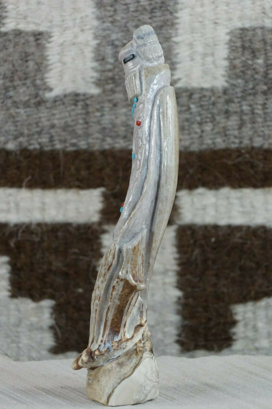 Corn Maiden Zuni Fetish Carving - Derrick Kaamasee - High Lonesome Trading