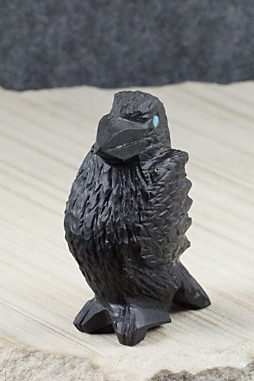 Crow Zuni Fetish Carving - Tony Mackel