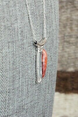 Spiny Oyster & Sterling Silver Necklace - Sharon McCarthy