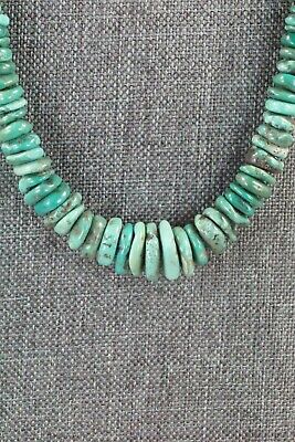 Turquoise & Sterling Silver Necklace - Navajo