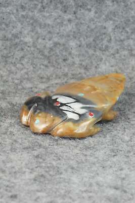 Frog Zuni Fetish Carving - Todd Lowsayatee