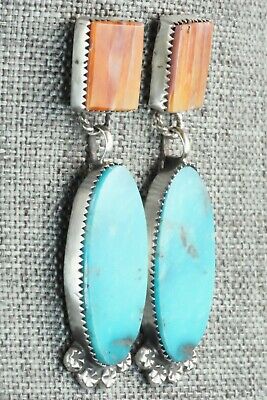 Turquoise & Sterling Silver Earrings - Selina Warner
