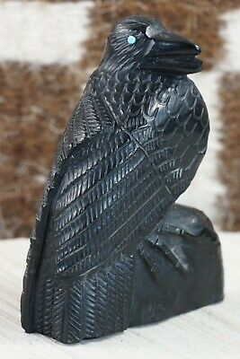 Crow Zuni Fetish Carving - Derrick Kaamasee