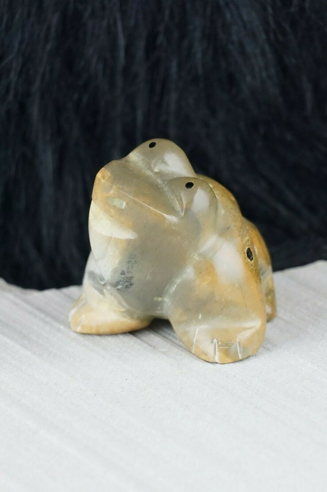 Frog Zuni Fetish Carving - Enrike Leekya - High Lonesome Trading