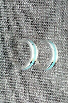 Turquoise & Sterling Silver Earrings - Devin Seoutewa - High Lonesome Trading