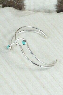 Turquoise & Sterling Silver Bracelet - Yolanda Skeets - High Lonesome Trading