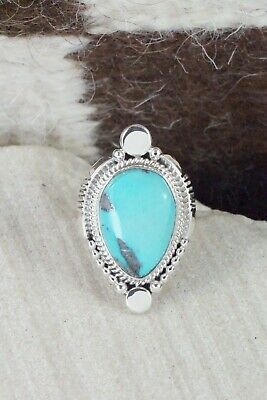 Turquoise & Sterling Silver Ring - Daniel Benally - Size 7.25