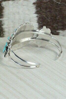 Turquoise & Sterling Silver Bracelet - Delbert Booqua - High Lonesome Trading