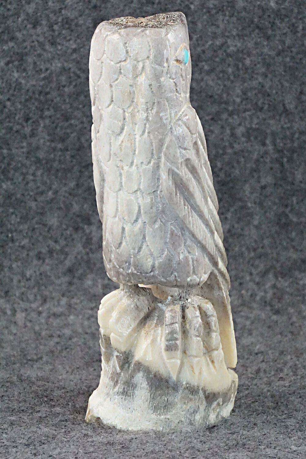 Eagle Zuni Fetish Carving - Garrick Weeka