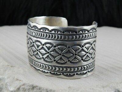 Navajo Sterling Silver Bracelet - Leonard Maloney - High Lonesome Trading