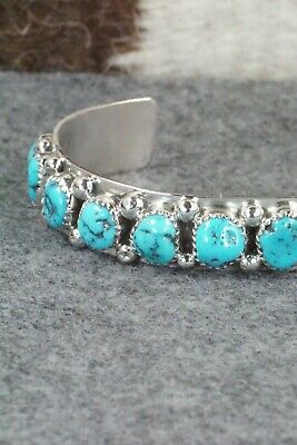 Turquoise and Sterling Silver Bracelet - Darleen Begay
