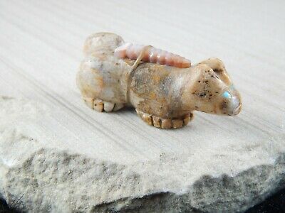 Lion Zuni Fetish Carving - Jeffery Yunie - High Lonesome Trading
